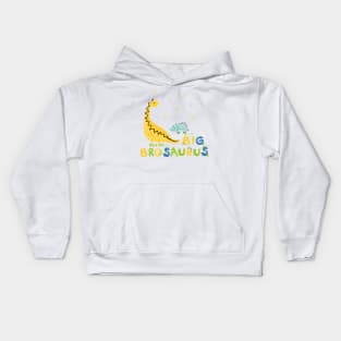 Promoted to Big brother 2021 announcing pregnancy Dinosaur Kids Hoodie